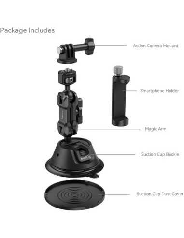 SmallRig SC-1K Portable Suction Cup Mount Kit...