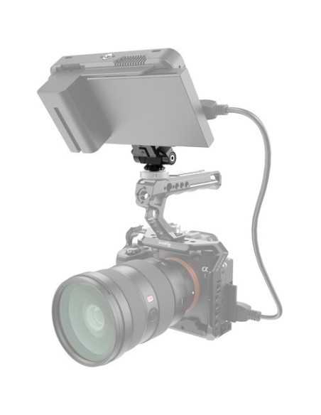 SmallRig 3514C Drop-In HawkLock Mini Quick Release Monitor Mount with Cold Shoe