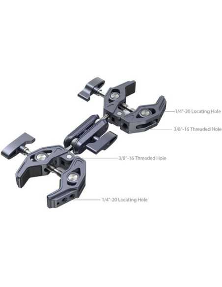 SmallRig 4103B Super Clamp with Double Crab-Shaped Clamps