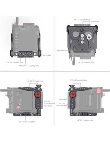 SmallRig Basic Modular Cage Kit for RED KOMODO...