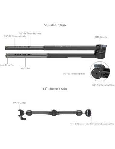 SmallRig MD4362 x Mikevisuals Extension Arm...