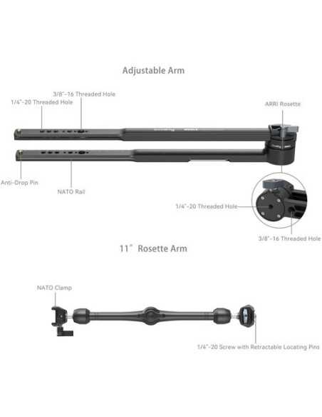 SmallRig MD4362 x Mikevisuals Extension Arm Tracking Shot Kit