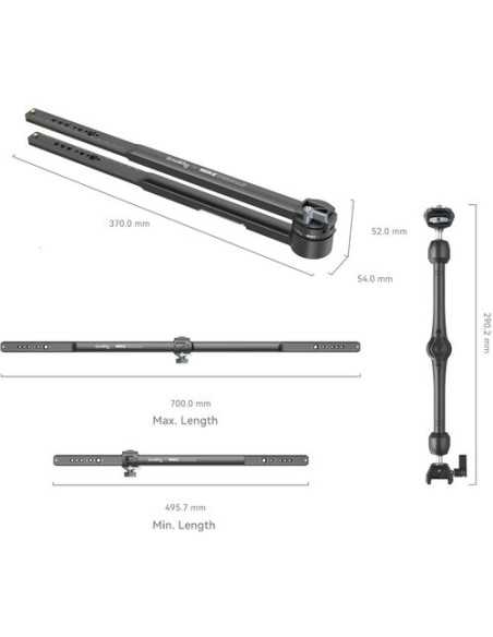 SmallRig MD4362 x Mikevisuals Extension Arm Tracking Shot Kit
