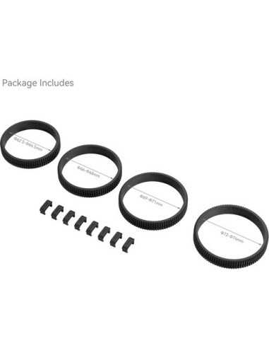SmallRig Seamless Focus Gear 4-Ring Set