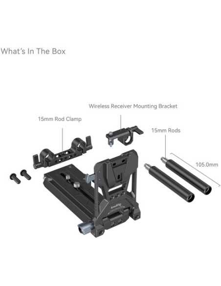 SmallRig V-Lock Battery Plate with 15mm LWS Base Kit for Small Cinema Cameras