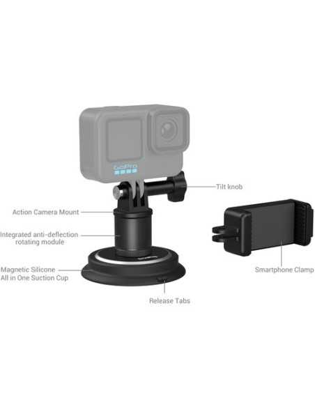 SmallRig Suction Cup Mounting Support for Action Cameras