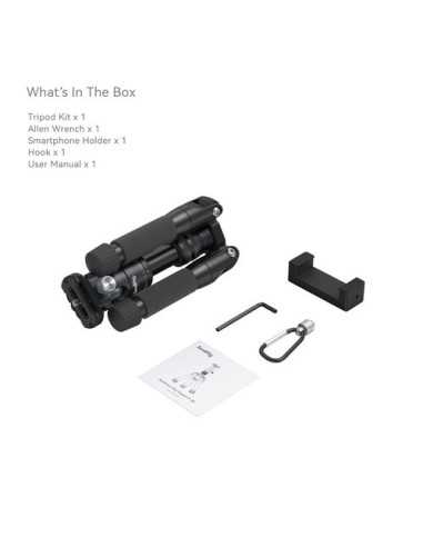 SmallRig VT-20 Aluminum Mini Tripod with Ball Head