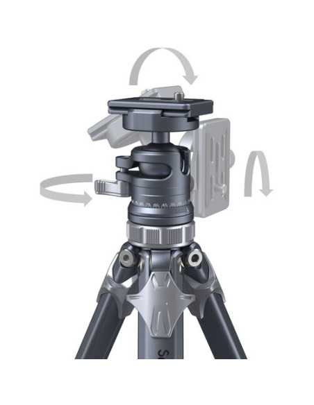 SmallRig AP-02 Lightweight Aluminum Travel Tripod with Arca-Type Ball Head