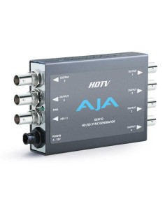 AJA GEN10 HD/SD/AES Sync Generator with Universal Power...