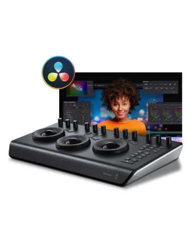 Blackmagic DaVinci Resolve Micro Panel con software Resolve Studio