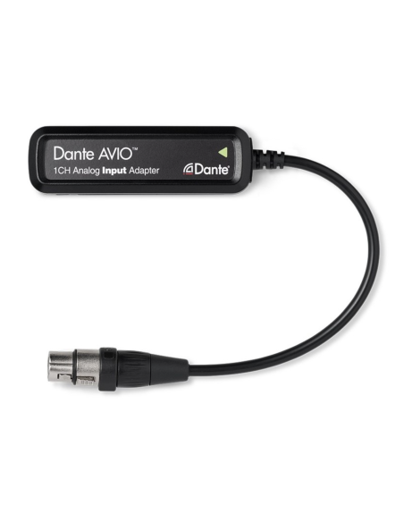 Audinate Dante AVIO 1-Channel Analog Input Adapter for Dante Audio Network