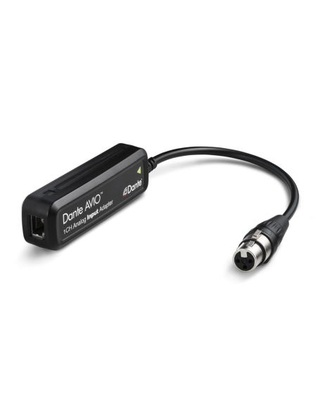 Audinate Dante AVIO 1-Channel Analog Input Adapter for Dante Audio Network