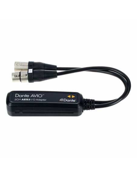 Audinate Adattatore interfaccia Dante AVIO per collegamento network Dante di 2 canali audio digitali AES/EBU