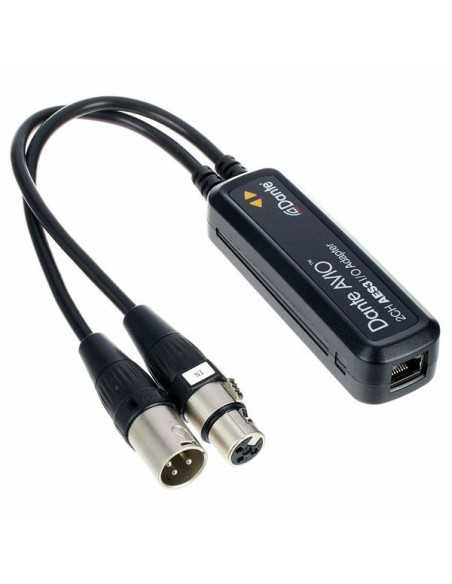 Audinate Adattatore interfaccia Dante AVIO per collegamento network Dante di 2 canali audio digitali AES/EBU