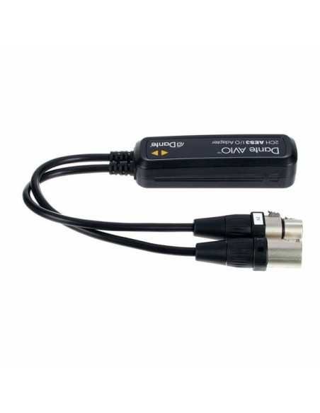 Audinate Adattatore interfaccia Dante AVIO per collegamento network Dante di 2 canali audio digitali AES/EBU