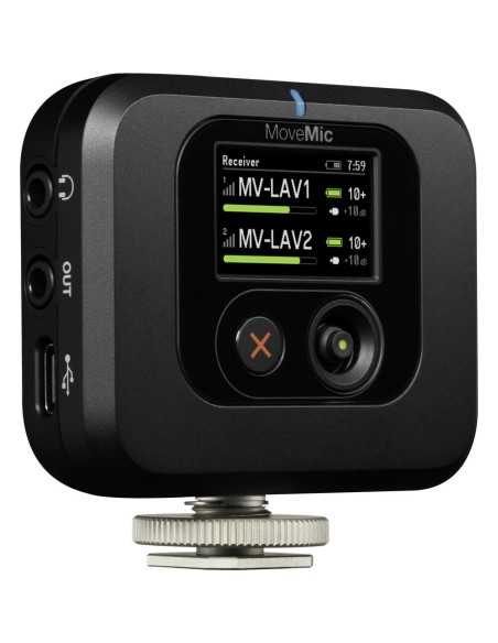 Shure MoveMic Two Receiver Kit Wireless Lavalier with two-channel receiver