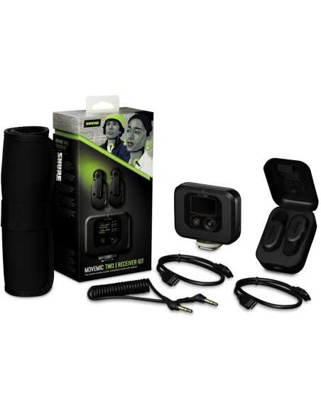 Shure MoveMic Two Receiver Kit Wireless Lavalier with two-channel receiver