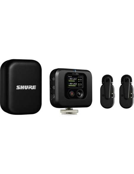 Shure MoveMic Two Receiver Kit Wireless Lavalier with two-channel receiver