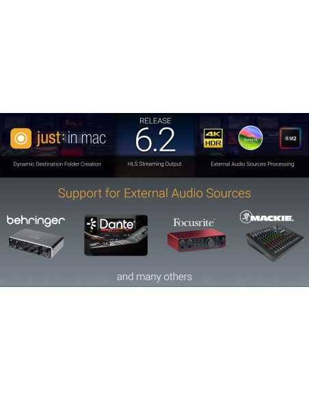 ToolsOnAir just:in mac Ingest Single Channel