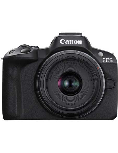 Canon EOS R50 Mirrorless Camera with 18-45mm Lens (Black)