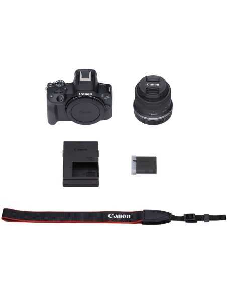 Canon EOS R50 Mirrorless Camera with 18-45mm Lens (Black)