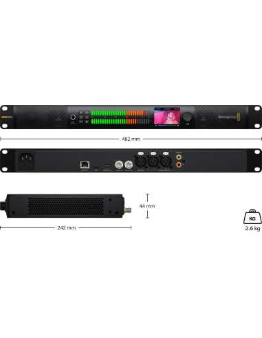 Blackmagic Design Audio Monitor 12G G3 (1 RU)