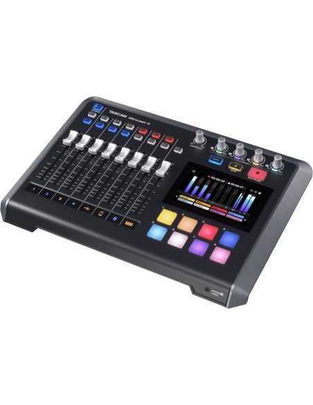 TASCAM Mixcast 4 Podcast Mixer, Recorder e USB Audio Interface