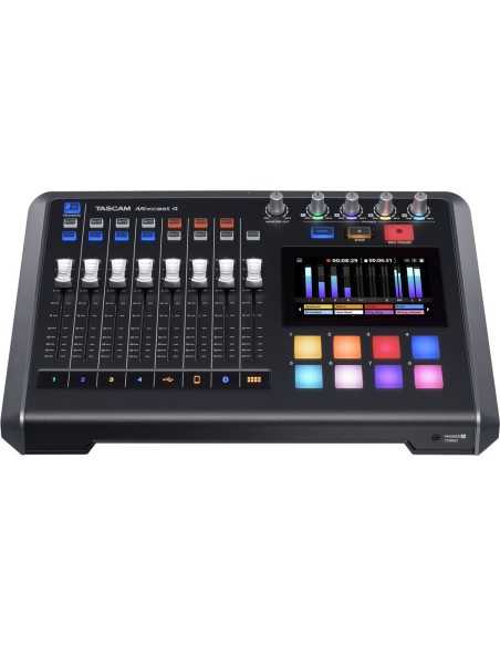 TASCAM Mixcast 4 Podcast Mixer, Recorder e USB Audio Interface