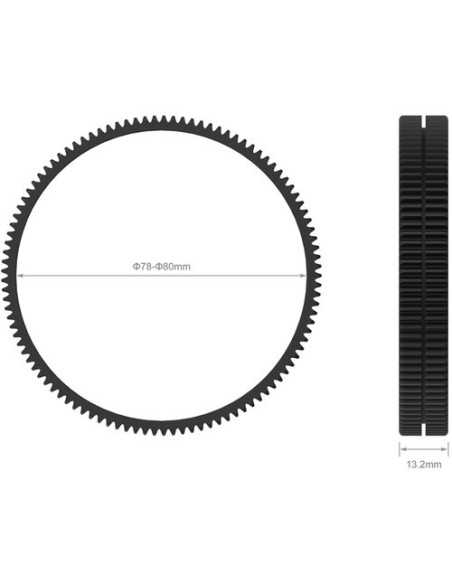 SmallRig Seamless Focus Gear Ring 78 to 80 mm