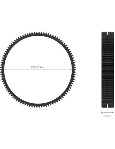 SmallRig Seamless Focus Gear Ring 72 to 74 mm