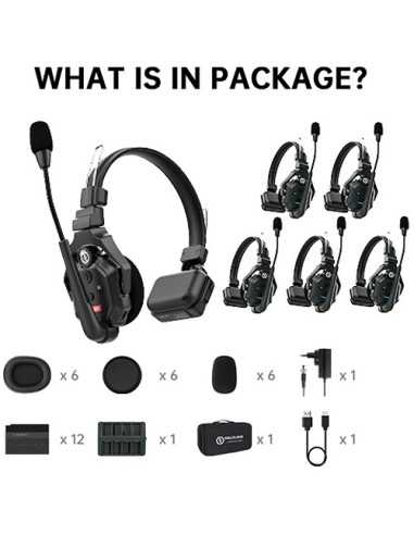Hollyland Solidcom C1-6S Sistema di interfono...