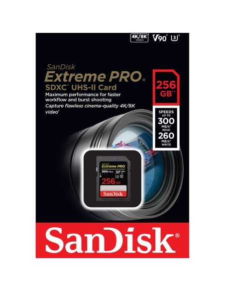 SanDisk SD Extreme Pro 256GB UHS-II 300MB/s V90