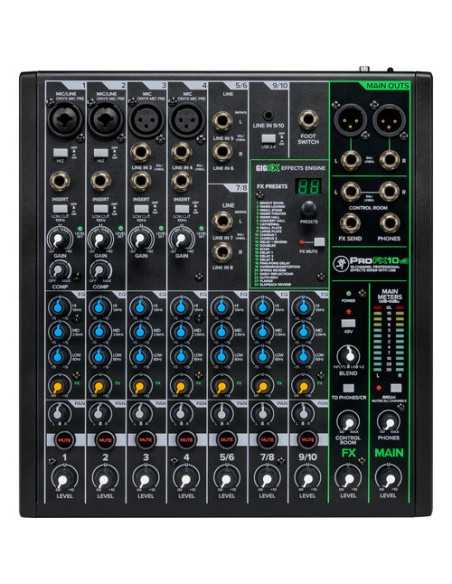 Mackie ProFX10v3 10-Channel Sound Reinforcement Mixer con Built-In FX