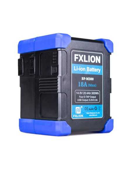 Fxlion BP-M300 Shockproof 300Wh V-lock battery 18A, 4xD-tap