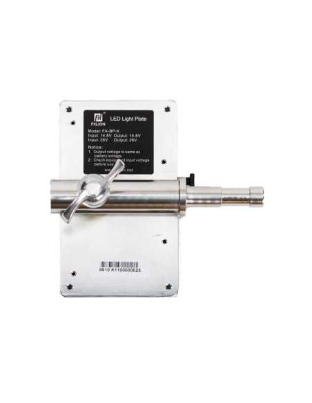 Fxlion FX-BP-K Adattatore per piastra batteria singola per luci a LED (attacco a V)