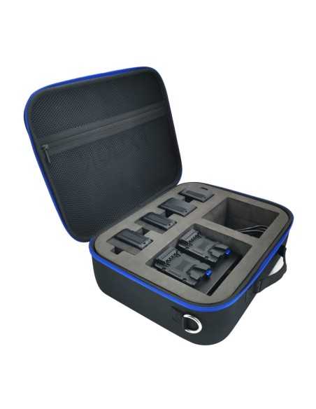 Fxlion NANOB1 kit NANO, valigia per quattro batterie e caricabatterie quadruplo
