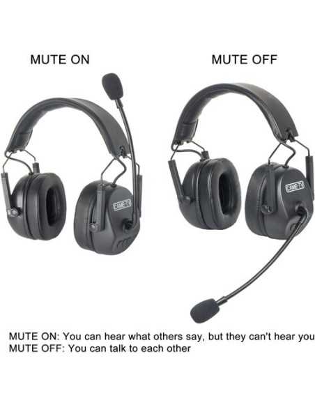CAME-TV KUMINIK8 Duplex Digital Wireless Headset Distance up to 1500ft (450 Meters) - 1 Dual Ear Remote