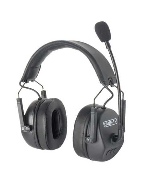 CAME-TV KUMINIK8 Duplex Digital Wireless Intercom Headset Distance up to 1500ft (450 Meters) with Hardcase - Dual Ear 5 Pack