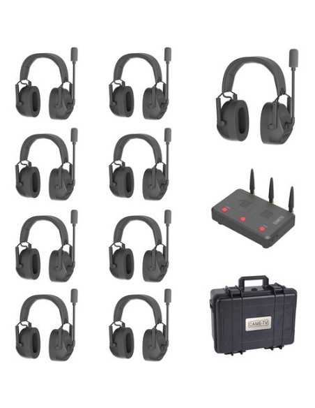CAME-TV KUMINIK8 Auricolare wireless digitale duplex con distanza fino a 450 metri con custodia rigida - (Conf. da 9)