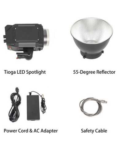 CAME-TV TIOGA Series 220W Daylight Faretto LED...