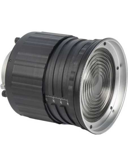 CAME-TV Fresnel Adattatore per obiettivo regolabile tra 12° Spot e 40° Flood con attacco Bowens