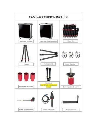 CAME-TV Accordion Crane Jib motorizzato