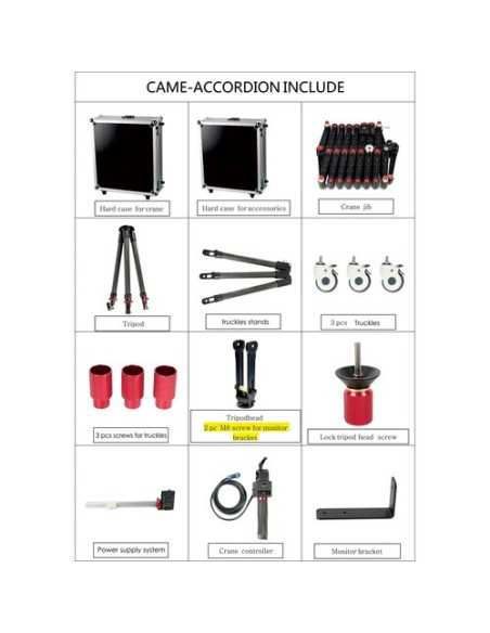 CAME-TV Accordion Crane Jib motorizzato