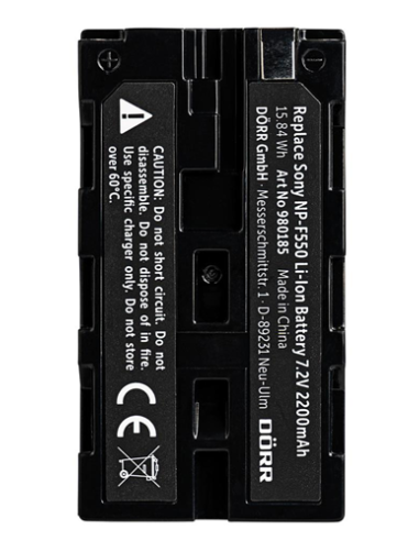 DÖRR Lithium-Ion Charger with 2x Sony NP-F550