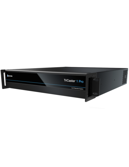 Vizrt TriCaster 1 Pro 2RU Video Switcher con 16-Canali NDI