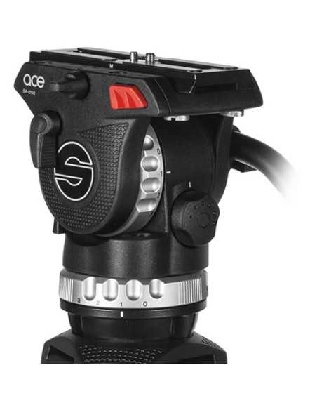 Sachtler ACE M MS System Cavalletto in alluminio a 2 stadi con testa fluida portata 4kg