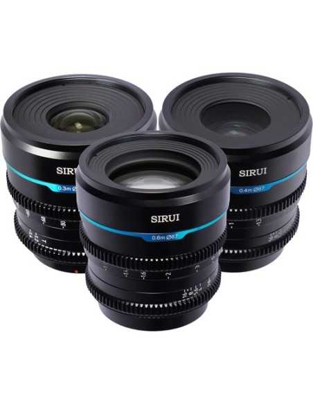 Sirui Night Walker T1.2 S35 Cine set di 3 lenti (attacco E, nero)