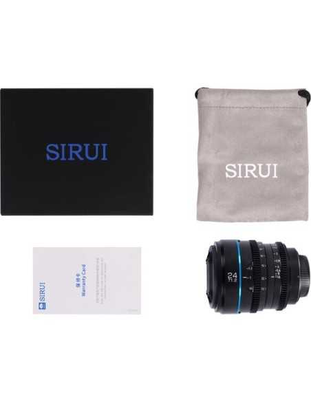 Sirui Obiettivo 24MM T1.2 S35 APS-C Nightwalker Manual Fcocus Cine Lens (E-Mount Black)