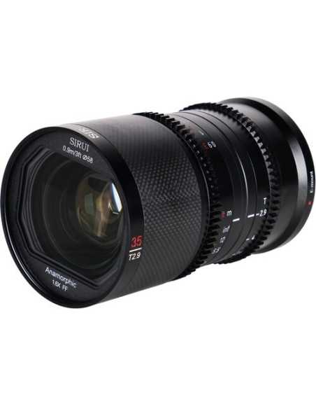 Sirui Obiettivo 35MM T2.9 1.6X Carbon Fiber Full-Frame Anamorphic Video Sony E-Mount (Neutral Flare)