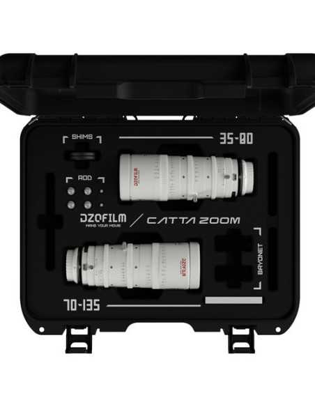 DZOFilm Bundle 2 Obiettivi Catta 35-80mm & 70-135mm T2.9 Attacco E (Bianco)